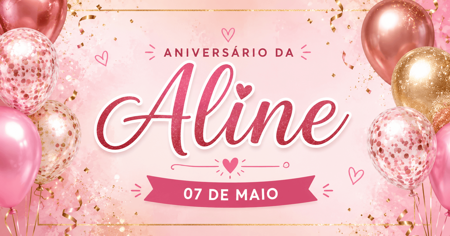 Aniversário da Aline